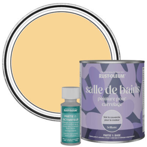 Peinture pour Carrelage de Salle de Bain, Finition Brillante - Mûre 750ml