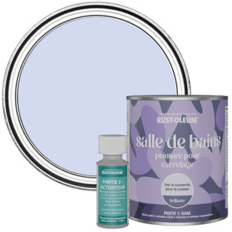 Peinture pour Carrelage de Salle de Bain, Finition Brillante - Sirène 750ml