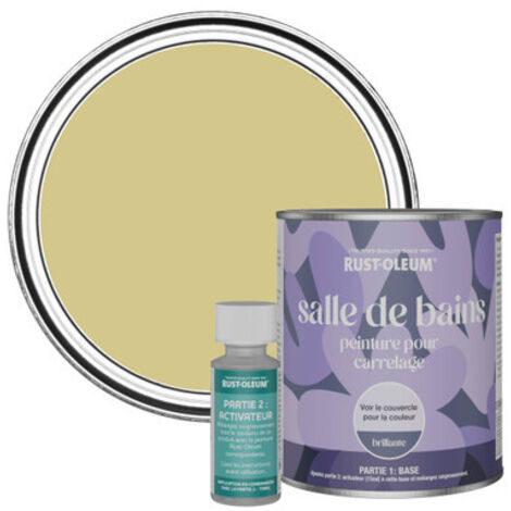 Peinture pour Carrelage de Salle de Bain, Finition Brillante - Wasabi 750ml