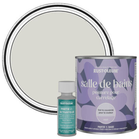 Peinture pour Carrelage de Salle de Bain, Finition Mate - Bouleau 750ml