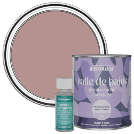 Peinture pour Carrelage de Salle de Bain, Finition Mate - Coup de Cœur 750ml