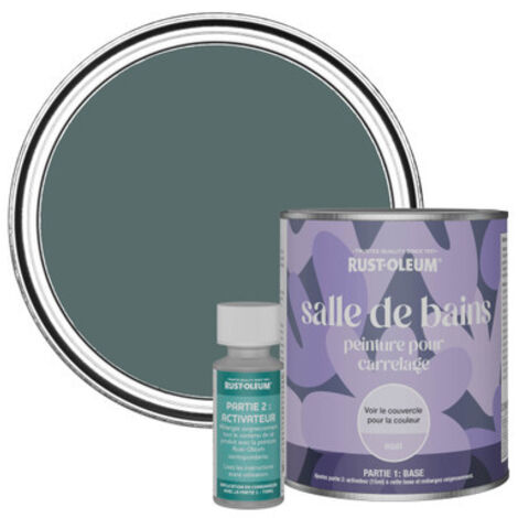Peinture pour Carrelage de Salle de Bain, Finition Mate - Deep Sea 750ml