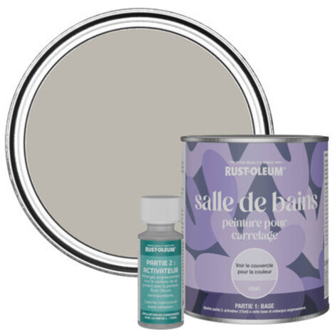 Peinture pour Carrelage de Salle de Bain, Finition Mate - Grenoble 750ml