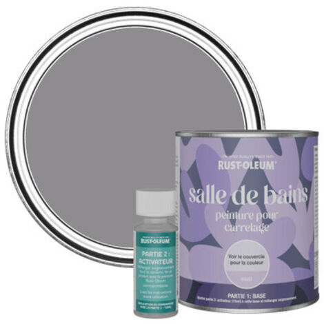 Peinture pour Carrelage de Salle de Bain, Finition Mate - Iris 750ml