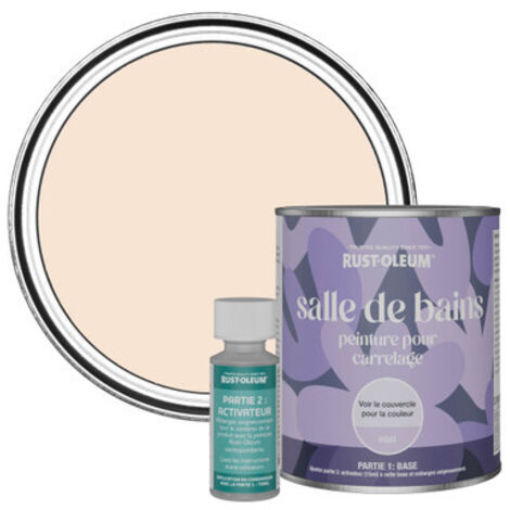 Peinture pour Carrelage de Salle de Bain, Finition Mate - Melrose 750ml