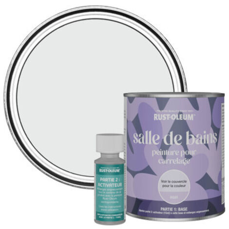 Peinture pour Carrelage de Salle de Bain, Finition Mate - Monaco 750ml