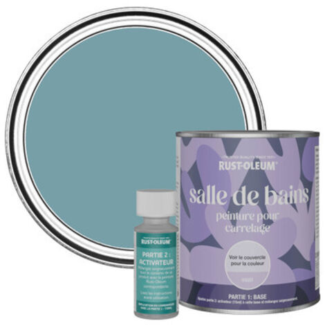 Peinture pour Carrelage de Salle de Bain, Finition Mate - Océan 750ml