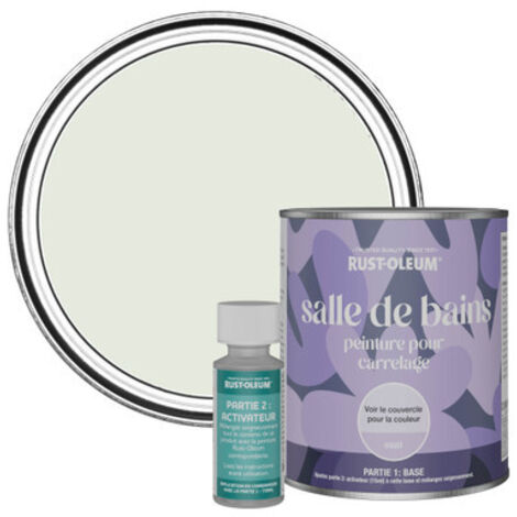 Peinture pour Carrelage de Salle de Bain, Finition Mate - Sauge 750ml