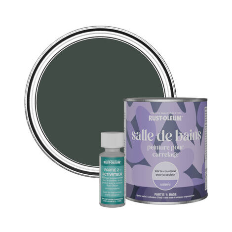 Peinture pour Carrelage de Salle de Bain, Finition Satinée - After Dark 750ml