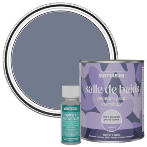 Peinture pour Carrelage de Salle de Bain, Finition Satinée - Hush 750ml