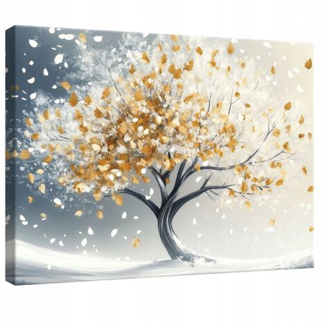 Peinture pour chambre salon cuisine fleurs 3d arbre sur toile Murale 100x70
