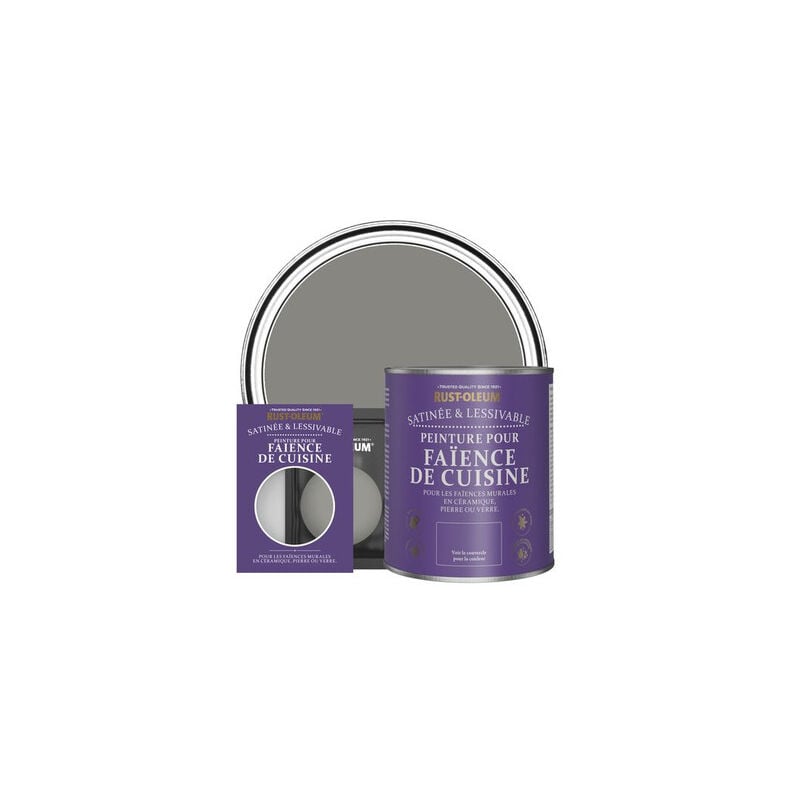 Peinture pour Faïence de Cuisine, Finition Satinée - Béton