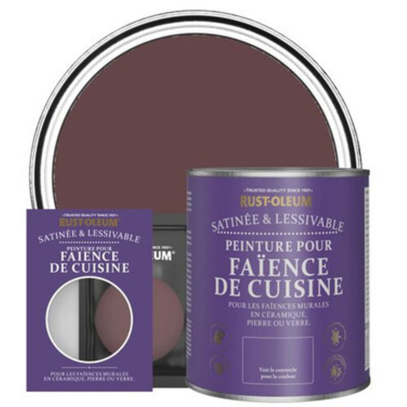 Peinture pour Faïence de Cuisine, Finition Satinée - Mûre