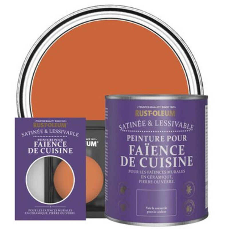 Peinture pour Faïence de Cuisine, Finition Satinée - Thé Chaï