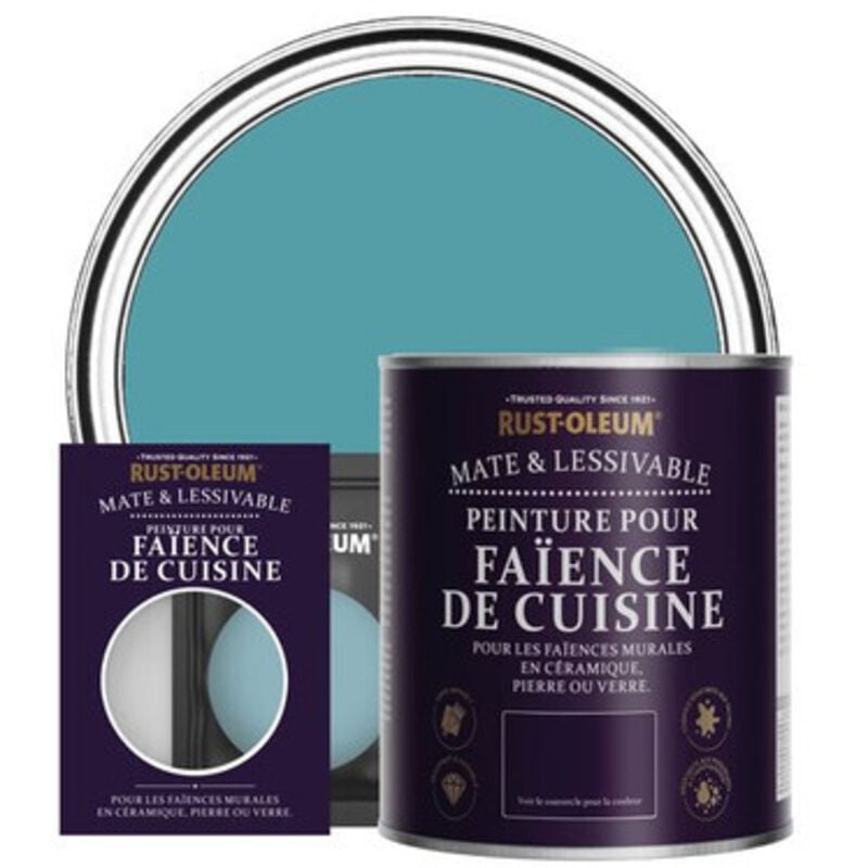 Peinture pour Faïence de Cuisine, Finition Mate - Pétrole