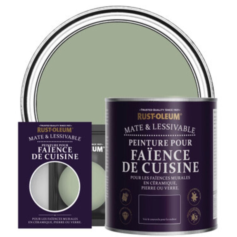 Peinture pour Faïence de Cuisine, Finition Mate - Vert Kaki