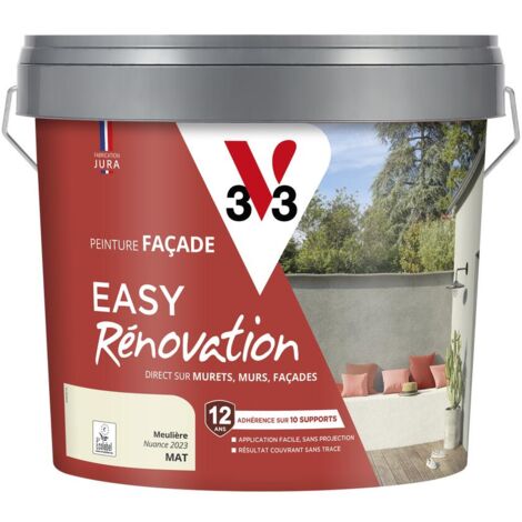 Peinture pour façade Easy Rénovation V33 Meulière 10L