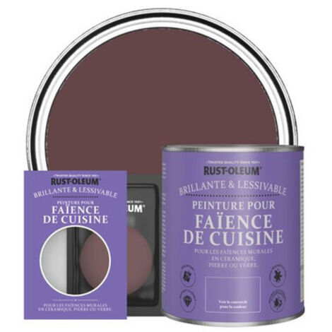 Peinture pour Faïence de Cuisine, Finition Brillante - Mûre