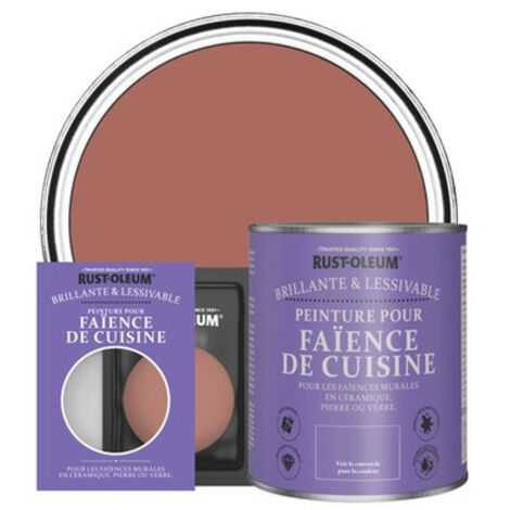 Peinture pour Faïence de Cuisine, Finition Brillante - Saumon