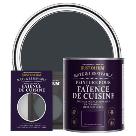 Peinture pour Faïence de Cuisine, Finition Mate - Anthracite (RAL 7016)