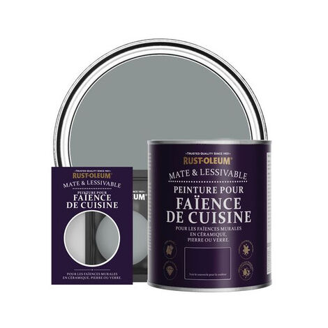 Peinture pour Faïence de Cuisine, Finition Mate - Ardoise