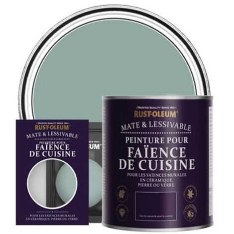 Peinture pour Faïence de Cuisine, Finition Mate - Bleu Gris