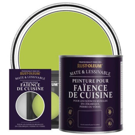 Peinture pour Faïence de Cuisine, Finition Mate - Citron Vert