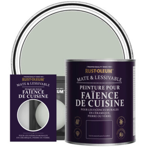 Peinture pour Faïence de Cuisine, Finition Mate - Vert Craie