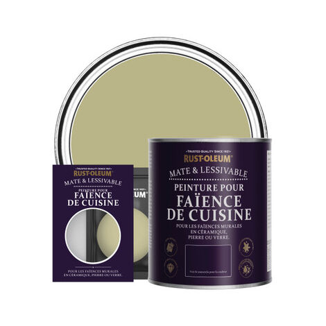 Peinture pour Faïence de Cuisine, Finition Mate - Vert Sauge