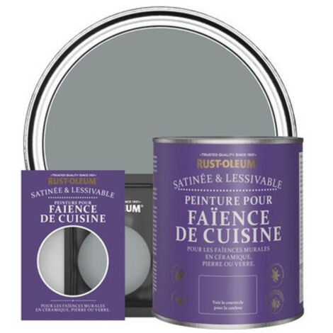 Peinture pour Faïence de Cuisine, Finition Satinée - Ardoise