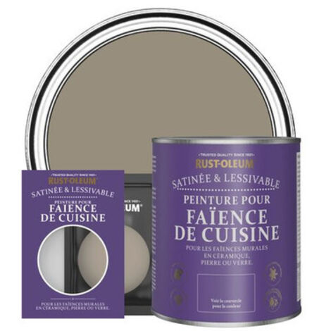 Peinture pour Faïence de Cuisine, Finition Satinée - Cacao