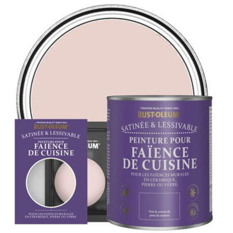 Peinture pour Faïence de Cuisine, Finition Satinée - Champagne Rosé