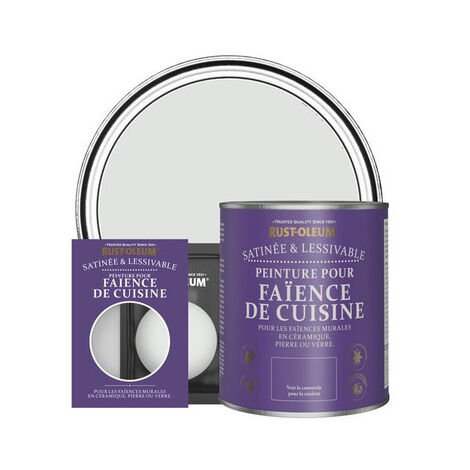 Peinture pour Faïence de Cuisine, Finition Satinée - Gris Papier