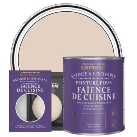 Peinture pour Faïence de Cuisine, Finition Satinée - Pêche