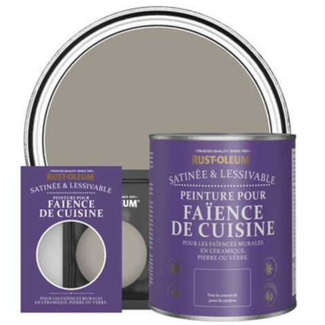 Peinture pour Faïence de Cuisine, Finition Satinée - Truffe