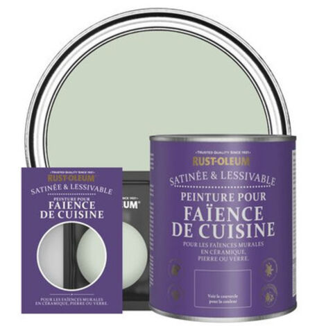 Peinture pour Faïence de Cuisine, Finition Satinée - Vert Laurier
