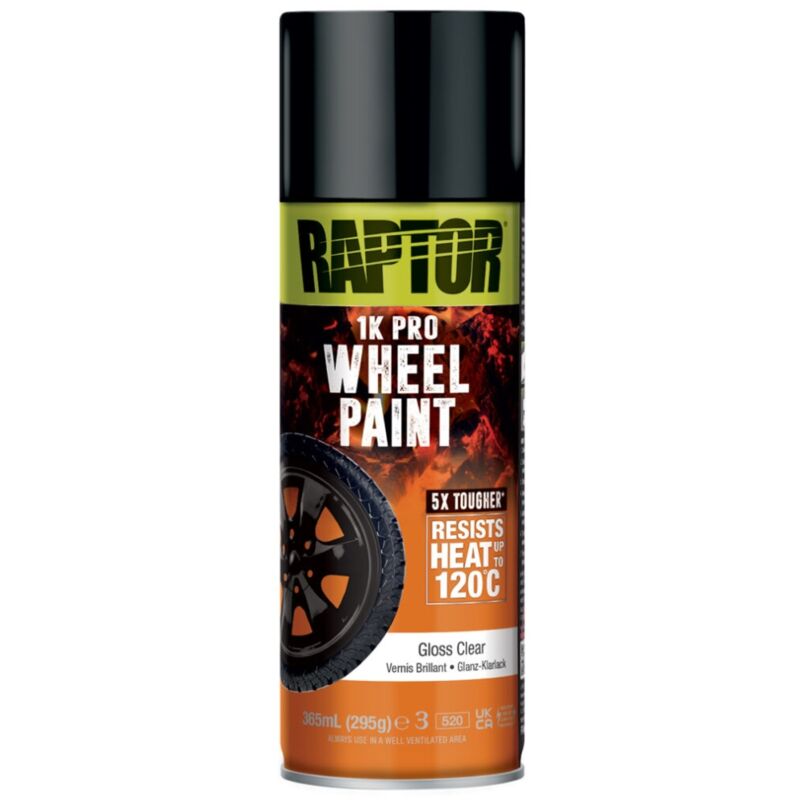 Peinture pour jantes Argenté 364ml Raptor