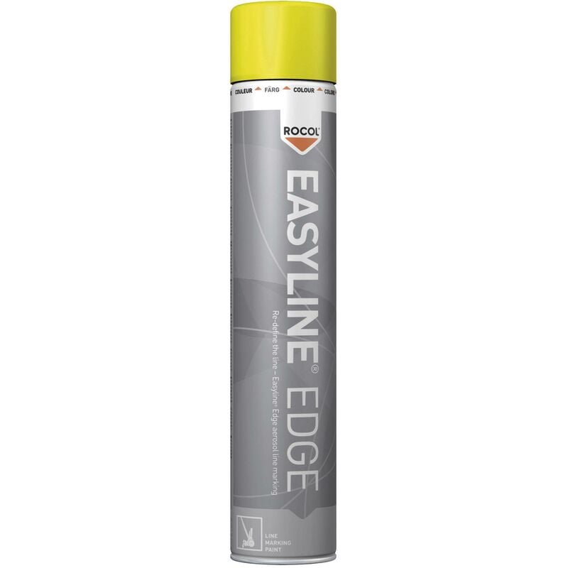 Peinture pour marquage au sol Easyline® edge jaune 750 ml Rocol RS47001-750 C07236