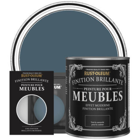 Peinture pour Meubles Brillante - Bleu Dessin