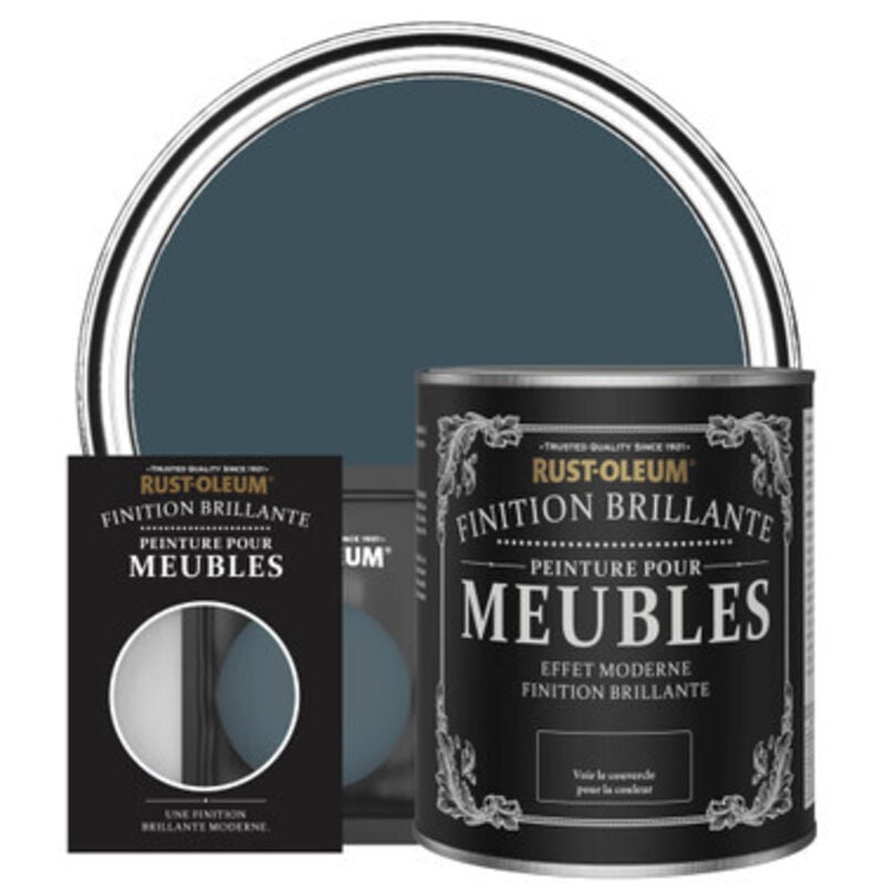 Peinture pour Meubles Brillante - Bleu du Soir