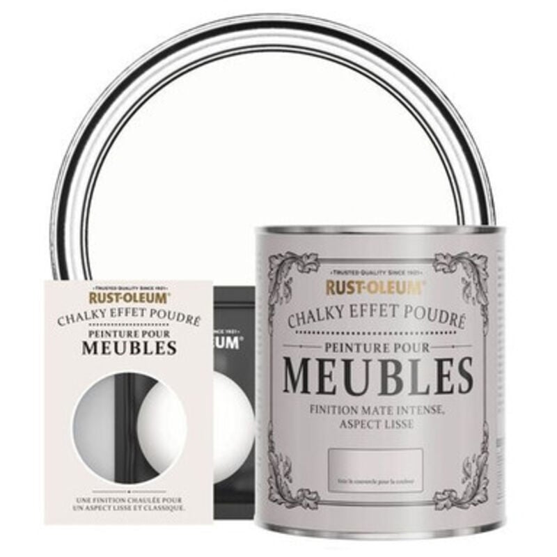 Peinture pour Meubles Chalky - Craie Blanche