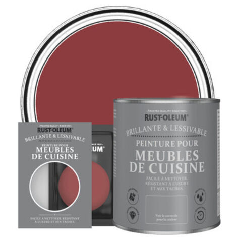 Peinture pour Meubles de Cuisine, Finition Brillante - Bordeaux