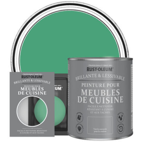 Peinture pour Meubles de Cuisine, Finition Brillante - Émeraude