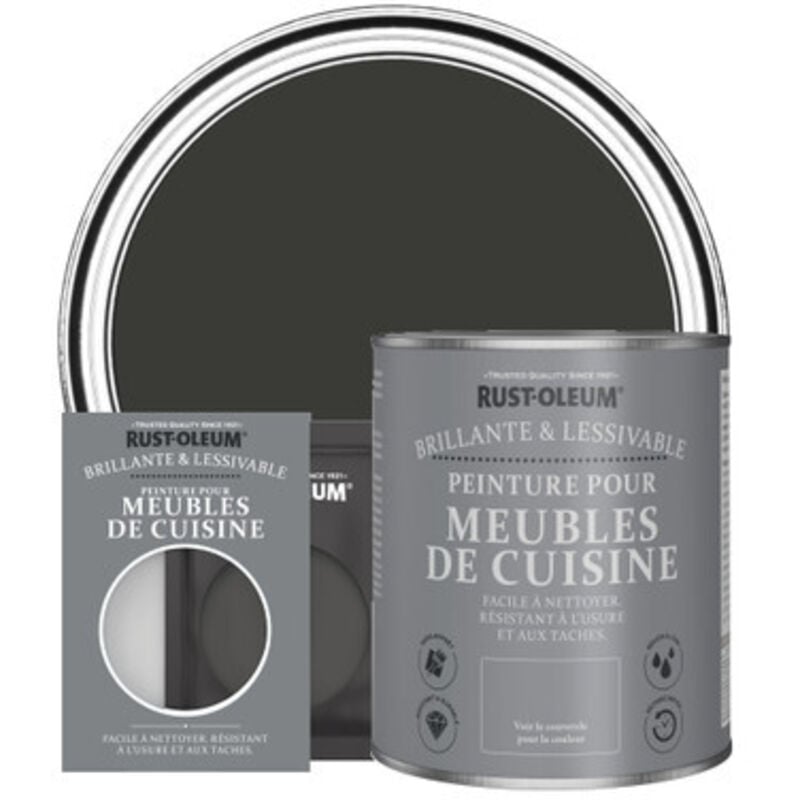 Peinture pour Meubles de Cuisine, Finition Brillante - Magie noire