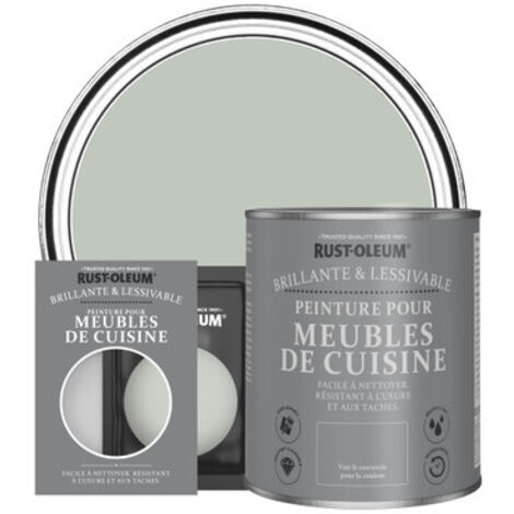 Peinture pour Meubles de Cuisine, Finition Brillante - Vert Craie