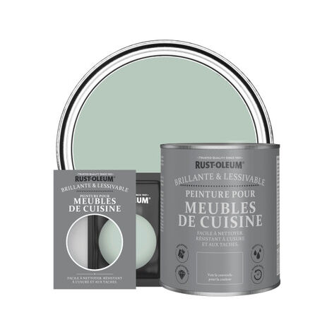 Peinture pour Meubles de Cuisine, Finition Brillante - Vert d'Eau