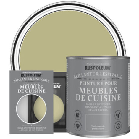 Peinture pour Meubles de Cuisine, Finition Brillante - Vert Sauge