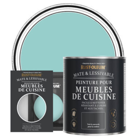 Peinture pour Meubles de Cuisine, Finition Mate - Bleu-vert