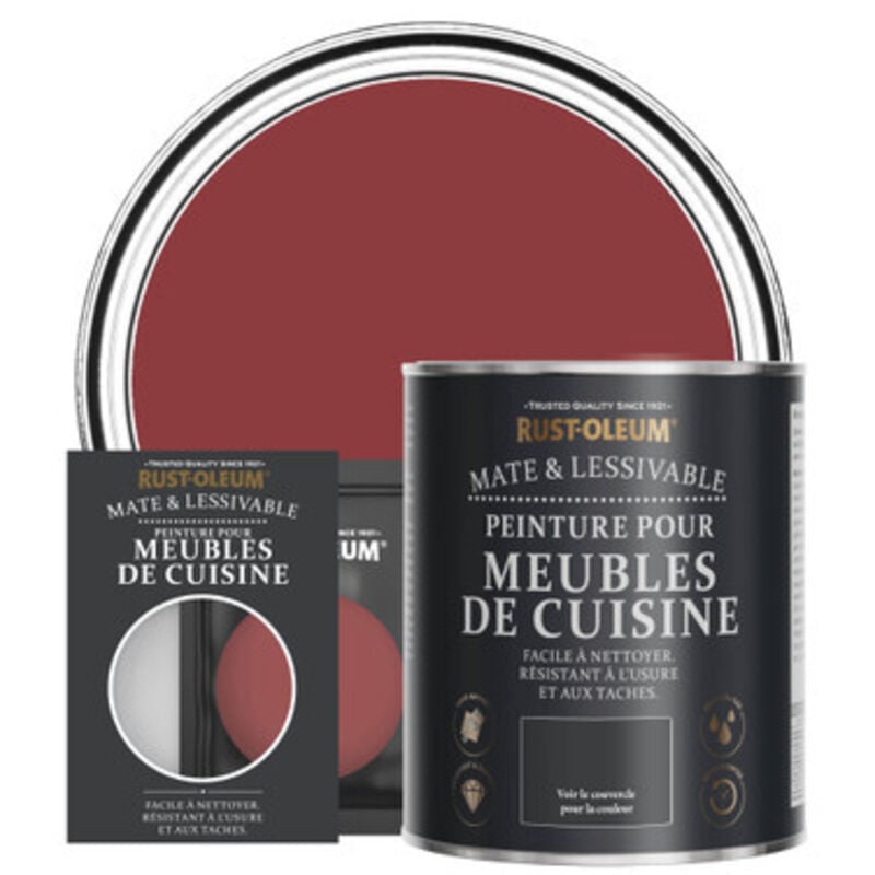 Peinture pour Meubles de Cuisine, Finition Mate - Bordeaux