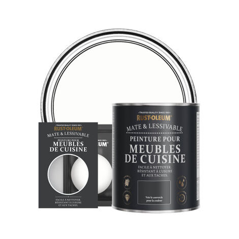 Peinture pour Meubles de Cuisine, Finition Mate - Craie Blanche